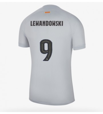 Barcelona Robert Lewandowski #9 Tredjedrakt 2022-23 Kortermet
